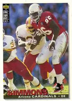 1995 Collector's Choice #233 - Clyde Simmons - Arizona Cardinals