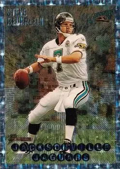 1995 Bowman #225 - Steve Beuerlein - Jacksonville Jaguars