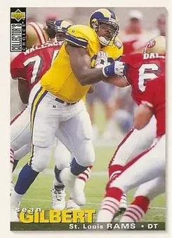 1995 Collector's Choice #245 - Sean Gilbert - St. Louis Rams