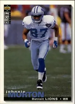 1995 Collector's Choice #268 - Johnnie Morton - Detroit Lions - Front