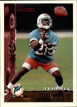 1995 Bowman #266 - Terrell Buckley - Miami Dolphins