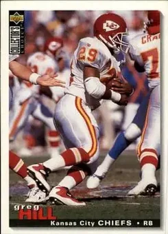 1995 Collector's Choice #285 - Greg Hill - Kansas City Chiefs