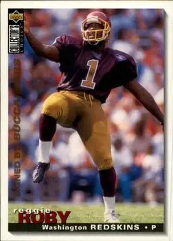 1995 Collector's Choice #293 - Reggie Roby - Tampa Bay Buccaneers - Front