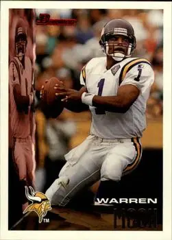 1995 Bowman #275 - Warren Moon - Minnesota Vikings