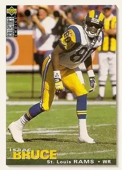 1995 Collector's Choice #301 - Isaac Bruce - St. Louis Rams
