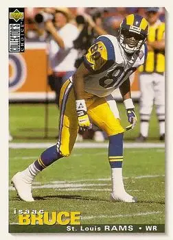 1995 Collector's Choice #301 - Isaac Bruce - St. Louis Rams