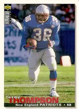 1995 Collector's Choice #306 - Leroy Thompson - New England Patriots - Front