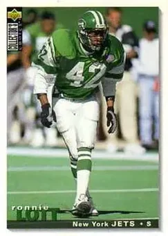 1995 Collector's Choice #307 - Ronnie Lott - New York Jets