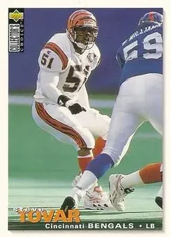 1995 Collector's Choice #308 - Steve Tovar - Cincinnati Bengals