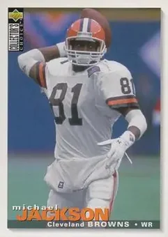 1995 Collector's Choice #309 - Michael Jackson - Cleveland Browns 1995 Collector's Choice #309 - Michael Jackson - Cleveland Browns
