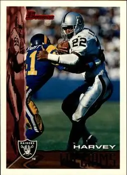 1995 Bowman #298 - Harvey Williams - Oakland Raiders