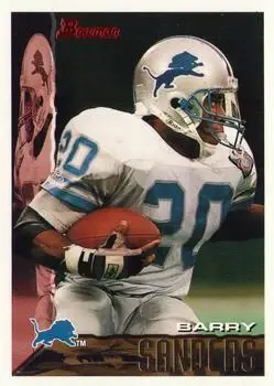 1995 Bowman #300 - Barry Sanders - Detroit Lions