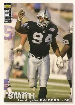 1995 Collector's Choice #314 - Anthony Smith - Los Angeles Raiders