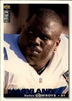 1995 Collector's Choice #318 - Russell Maryland - Dallas Cowboys - Front