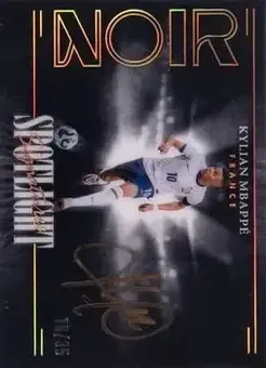 2024-25 Panini Noir - Spotlight Signatures Horizontal #SH-KM - Kylian Mbappe - France