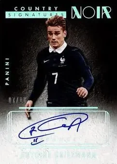 2016-17 Panini Noir - Country Signatures Platinum #CO-AG - Antoine Griezmann - France