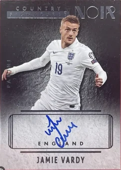 2016-17 Panini Noir - Country Signatures Platinum #CO-JVA - Jamie Vardy - England