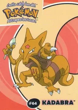 2000 Danone Pokemon Stadium #10/40 - Kadabra