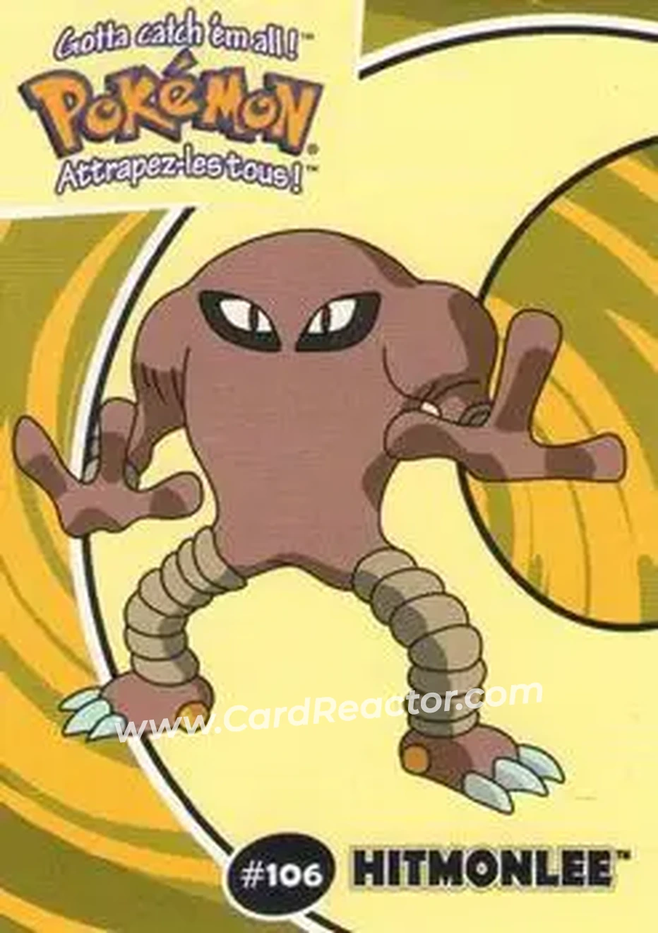 2000 Danone Pokemon Stadium #16/40 - Hitmonlee 2000 Danone Pokemon Stadium #16/40 - Hitmonlee