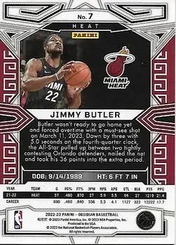Back of Jimmy Butler