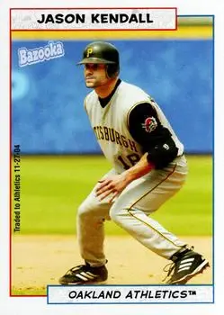 2005 Bazooka #4 - Jason Kendall - Oakland Athletics