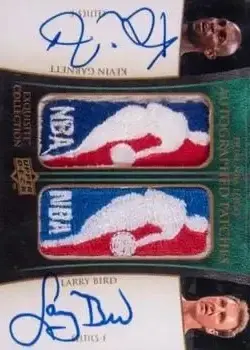 2009-10 Upper Deck Exquisite Collection - All-NBA Access Dual Logos #DL-GB - Card #DL-GB - Boston Celtics - Front 2009-10 Upper Deck Exquisite Collection - All-NBA Access Dual Logos #DL-GB - Card #DL-GB - Boston Celtics - Front