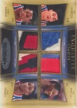 2009-10 Upper Deck Exquisite Collection - Eights Patches #90EAST - Card #90EAST - Back
