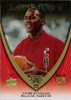 2008-09 Upper Deck Michael Jordan Legacy Collection #106 - Michael Jordan - Chicago Bulls - Front 2008-09 Upper Deck Michael Jordan Legacy Collection #106 - Michael Jordan - Chicago Bulls - Front