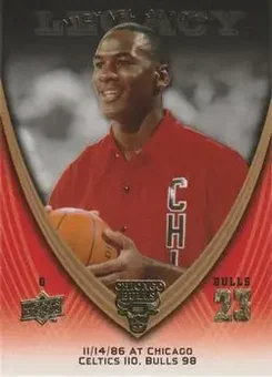 2008-09 Upper Deck Michael Jordan Legacy Collection #108 - Michael Jordan - Chicago Bulls
