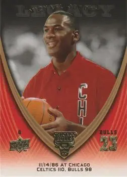 2008-09 Upper Deck Michael Jordan Legacy Collection #108 - Michael Jordan - Chicago Bulls - Front