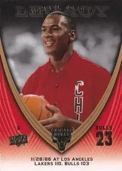 2008-09 Upper Deck Michael Jordan Legacy Collection #112 - Michael Jordan - Chicago Bulls