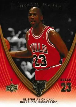 2008-09 Upper Deck Michael Jordan Legacy Collection #118 - Michael Jordan - Chicago Bulls - Front