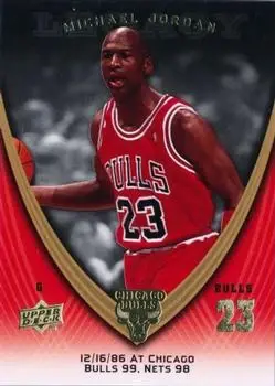 2008-09 Upper Deck Michael Jordan Legacy Collection #122 - Michael Jordan - Chicago Bulls - Front