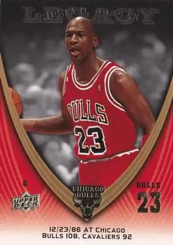 2008-09 Upper Deck Michael Jordan Legacy Collection #125 - Michael Jordan - Chicago Bulls - Front 2008-09 Upper Deck Michael Jordan Legacy Collection #125 - Michael Jordan - Chicago Bulls - Front