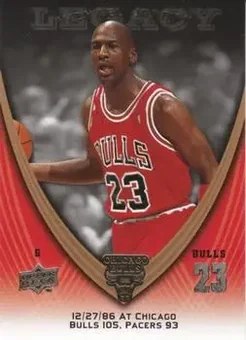 2008-09 Upper Deck Michael Jordan Legacy Collection #127 - Michael Jordan - Chicago Bulls
