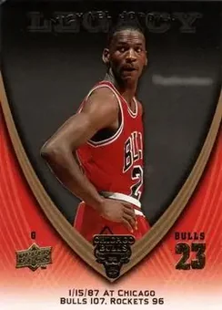 2008-09 Upper Deck Michael Jordan Legacy Collection #134 - Michael Jordan - Chicago Bulls