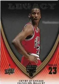 2008-09 Upper Deck Michael Jordan Legacy Collection #140 - Michael Jordan - Chicago Bulls
