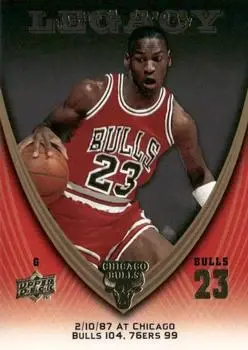 2008-09 Upper Deck Michael Jordan Legacy Collection #146 - Michael Jordan - Chicago Bulls - Front 2008-09 Upper Deck Michael Jordan Legacy Collection #146 - Michael Jordan - Chicago Bulls - Front