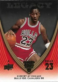 2008-09 Upper Deck Michael Jordan Legacy Collection #151 - Michael Jordan - Chicago Bulls - Front