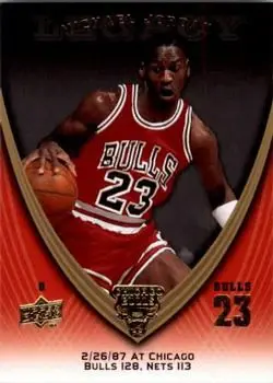 2008-09 Upper Deck Michael Jordan Legacy Collection #153 - Michael Jordan - Chicago Bulls - Front