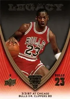 2008-09 Upper Deck Michael Jordan Legacy Collection #156 - Michael Jordan - Chicago Bulls