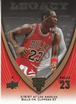 2008-09 Upper Deck Michael Jordan Legacy Collection #166 - Michael Jordan - Chicago Bulls