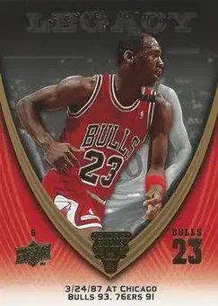2008-09 Upper Deck Michael Jordan Legacy Collection #169 - Michael Jordan - Chicago Bulls