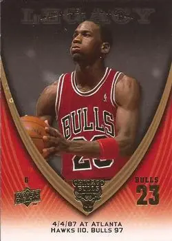 2008-09 Upper Deck Michael Jordan Legacy Collection #176 - Michael Jordan - Chicago Bulls - Front