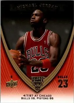 2008-09 Upper Deck Michael Jordan Legacy Collection #177 - Michael Jordan - Chicago Bulls - Front