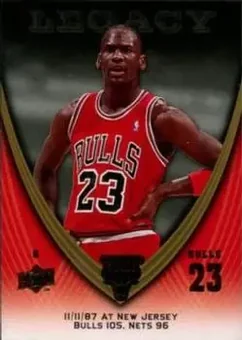 2008-09 Upper Deck Michael Jordan Legacy Collection #185 - Michael Jordan - Chicago Bulls