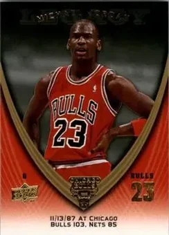 2008-09 Upper Deck Michael Jordan Legacy Collection #186 - Michael Jordan - Chicago Bulls