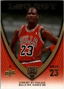 2008-09 Upper Deck Michael Jordan Legacy Collection #190 - Michael Jordan - Chicago Bulls
