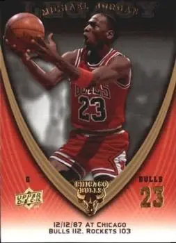2008-09 Upper Deck Michael Jordan Legacy Collection #202 - Michael Jordan - Chicago Bulls - Front