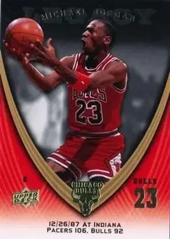 2008-09 Upper Deck Michael Jordan Legacy Collection #208 - Michael Jordan - Chicago Bulls